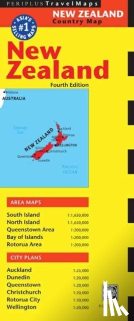  - New Zealand Travel Map Fourth Edition