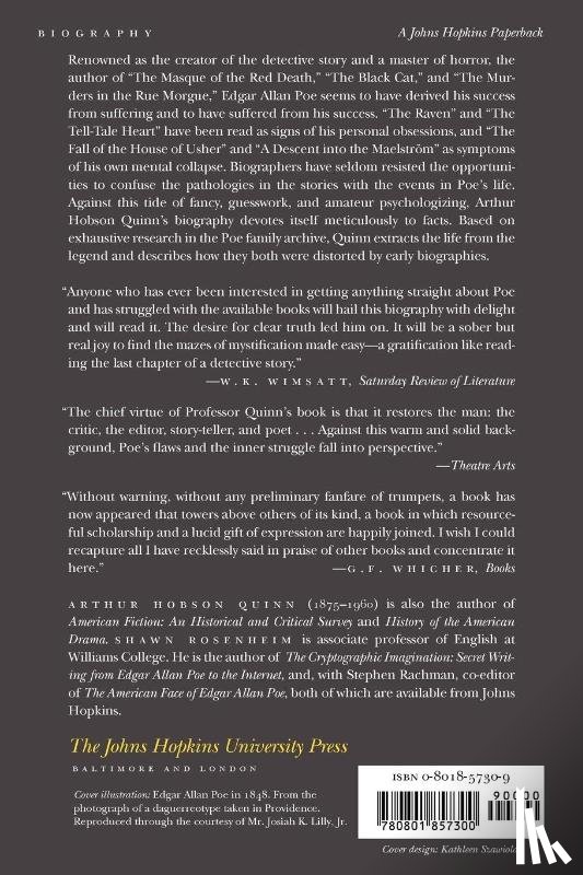 Quinn, Arthur Hobson - Edgar Allan Poe