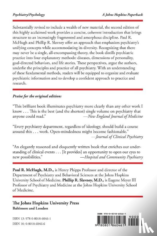 McHugh, Paul R., Slavney, Phillip R. (Eugene Meyer III Professor Emeritus of Psychiatry and Medicine - The Perspectives of Psychiatry