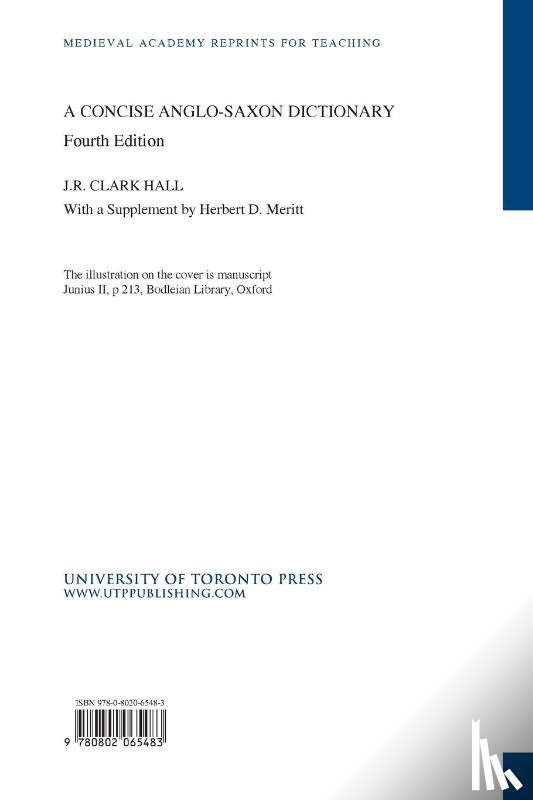 Clark Hall, J.R. - A Concise Anglo-Saxon Dictionary