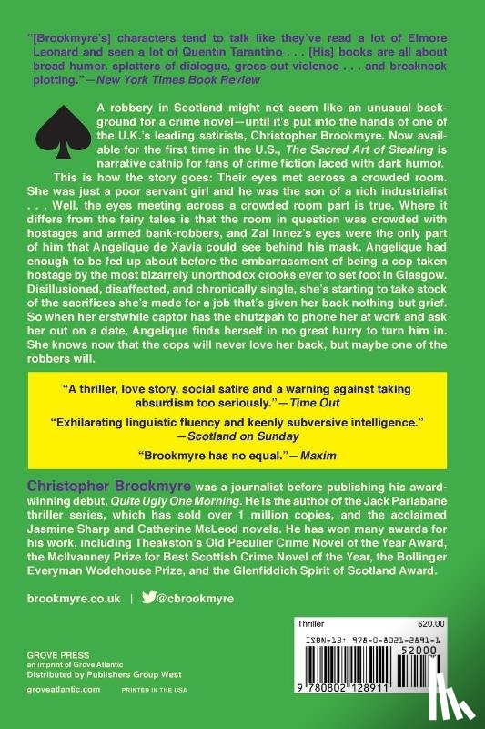 Brookmyre, Christopher - Brookmyre, C: Sacred Art of Stealing