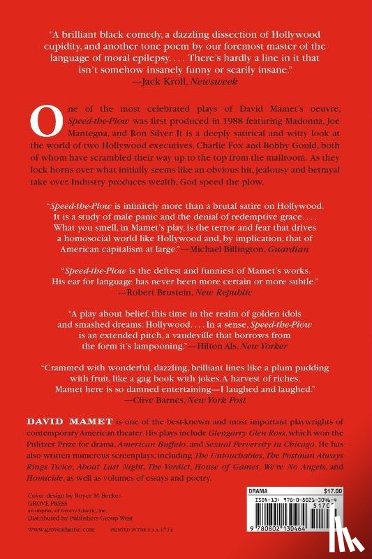 Mamet, David - Speed-the-Plow