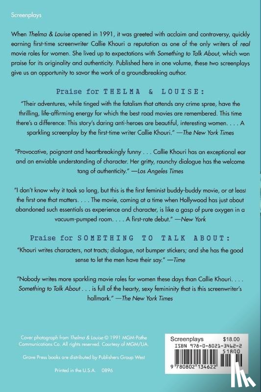 Khouri, Callie - Thelma and Louise/Something to Talk About
