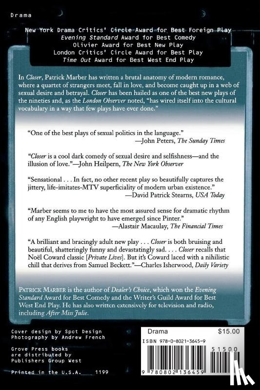 Marber, Patrick - Marber, P: Closer
