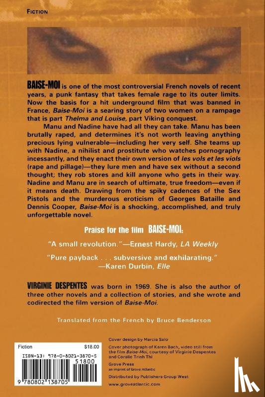 Despentes, Virginie - Despentes, V: Baise-Moi (Rape Me)
