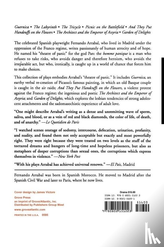 Arrabal, Fernando - Guernica and Other Plays