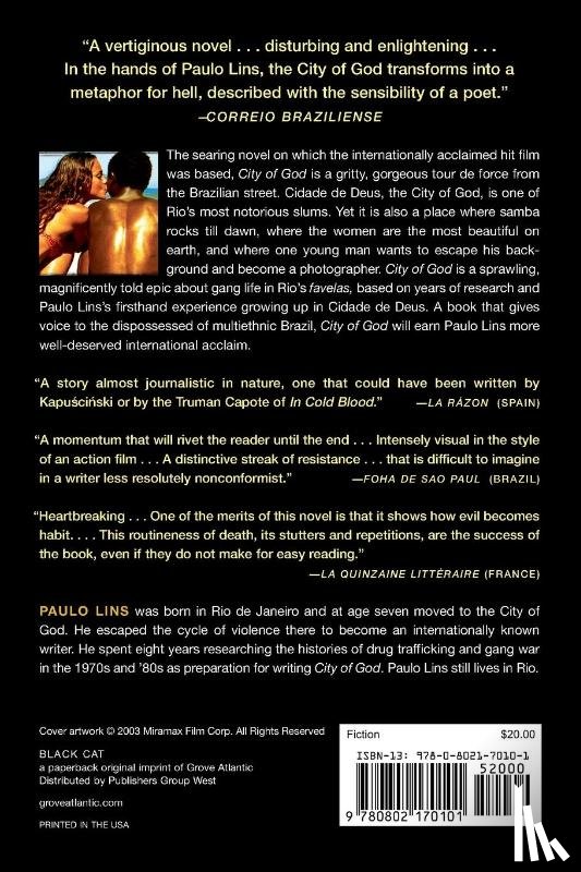Lins, Paulo - Lins, P: City of God