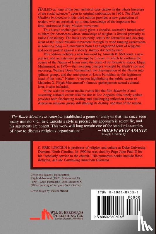 Lincoln, C. Eric - The Black Muslims in America