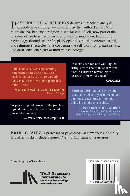 Vitz, Paul C. - Psychology as Religion