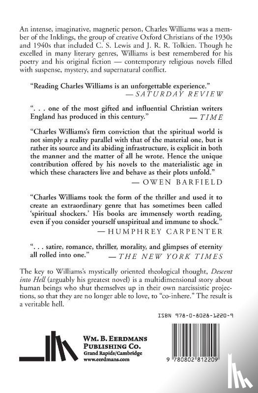 Williams, Charles - Descent into Hell