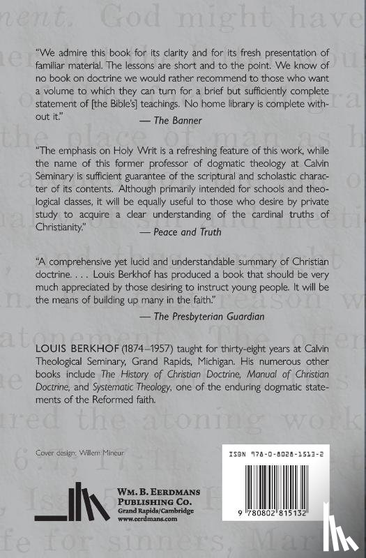 Berkhof, Louis - Summary of Christian Doctrine