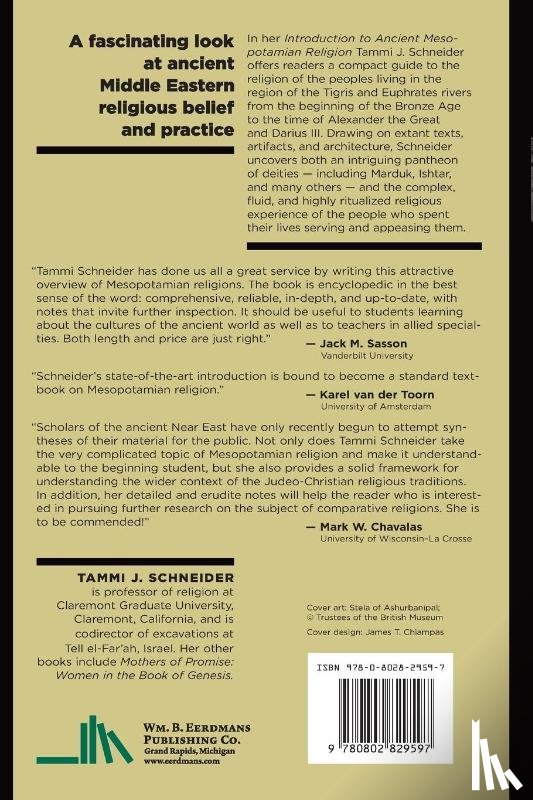Schneider, Tammi J. - Introduction to Ancient Mesopotamian Religion