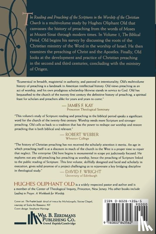 Old, Hughes Oliphant - The Reading and Preaching of the Scriptures in the Worship of the Christian Church