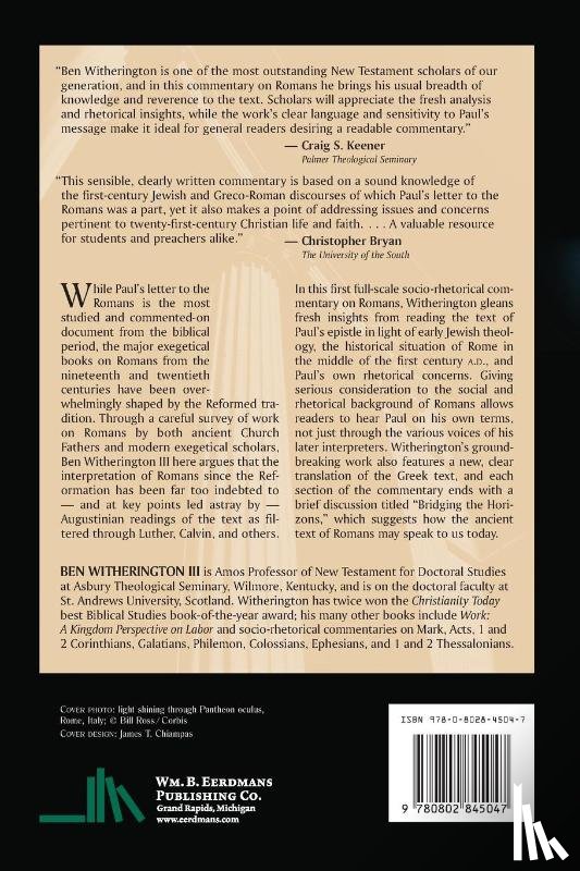 Witherington, Ben, Hyatt, Darlene - Paul's Letter to the Romans