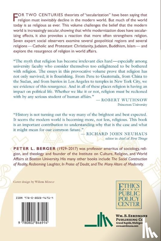 P. Berger - The Desecularization of the World