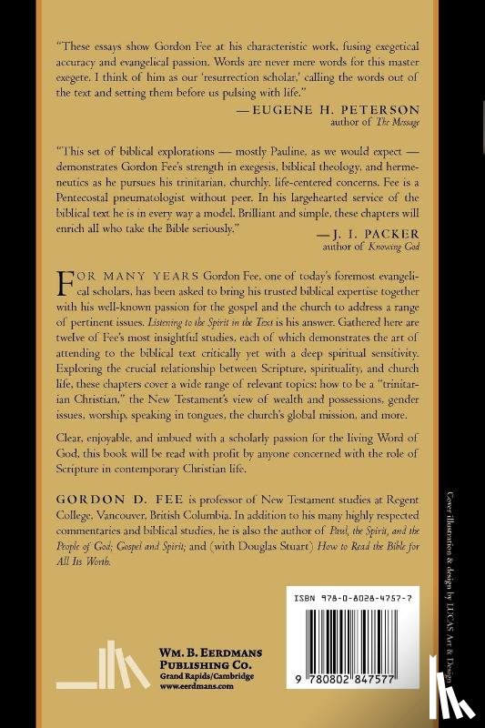 Fee, Gordon D. - Listening to the Spirit in the Text