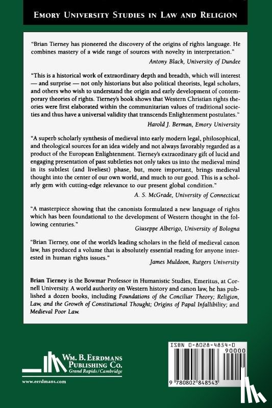 Tierney, Brian - The Idea of Natural Rights