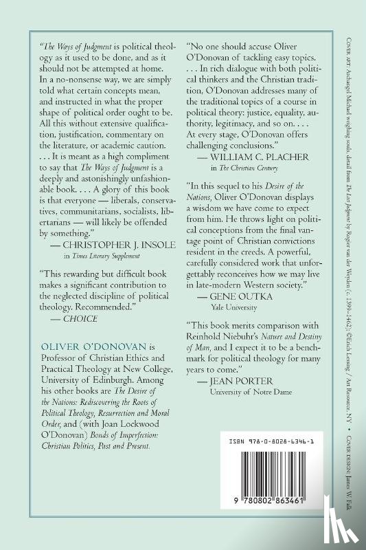 O'Donovan, Oliver - The Ways of Judgment