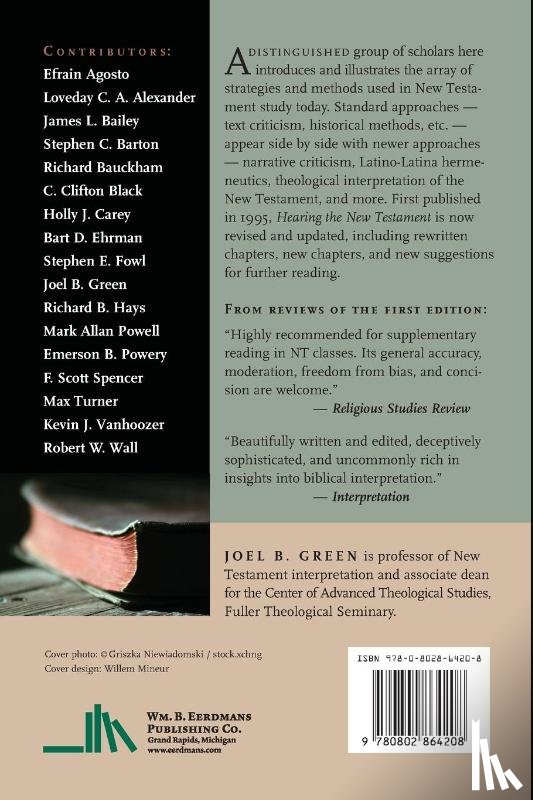 Joel B. Green - Hearing the New Testament