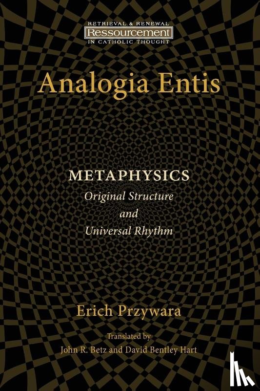 Przywara, Erich - Analogia Entis
