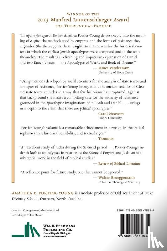 Portier-Young, Anathea E. - Apocalypse Against Empire