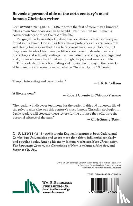 Lewis, C. S. - Letters to an American Lady