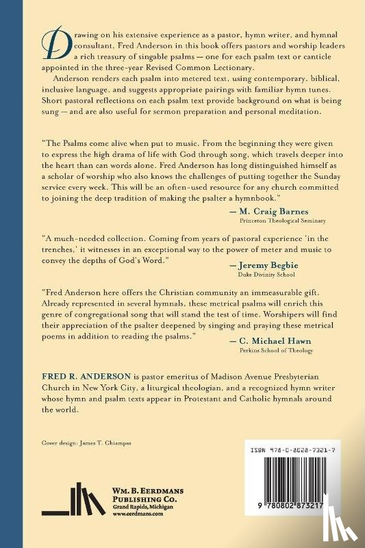 Anderson, Fred R. - Singing God's Psalms
