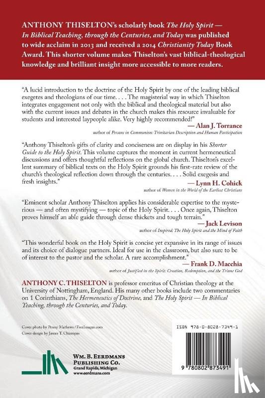 Thiselton, Canon Anthony C. - Shorter Guide to the Holy Spirit