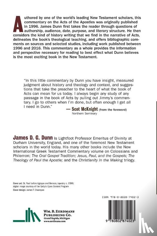 Dunn, James D. G. - Acts of the Apostles