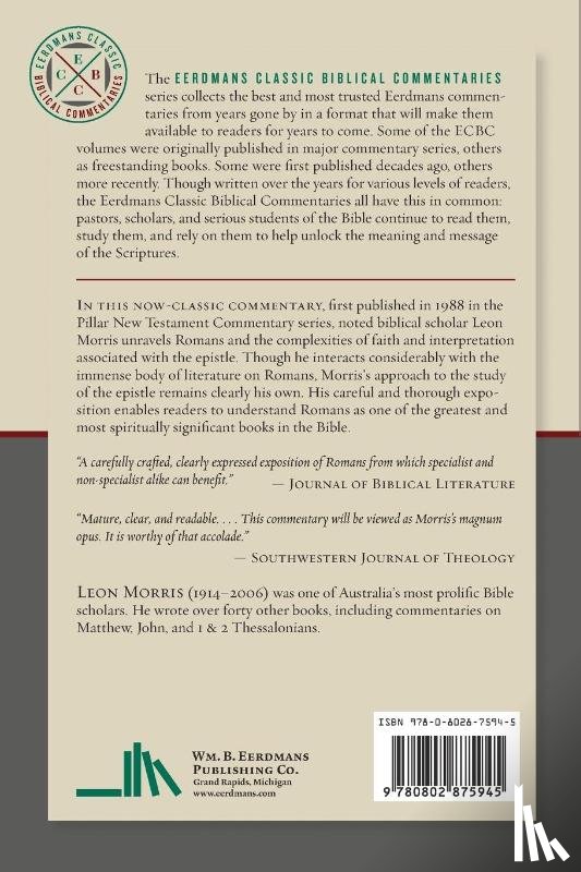 Morris, Leon - Epistle to the Romans