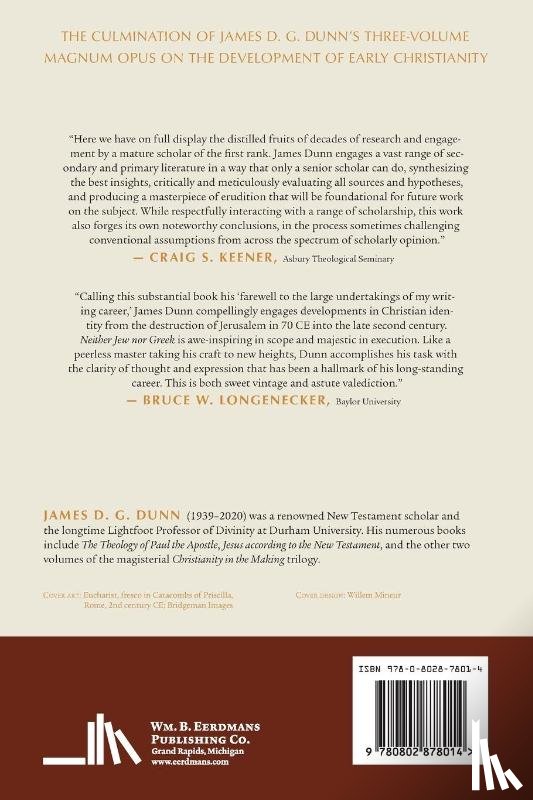Dunn, James D G (University of Durham) - Neither Jew Nor Greek