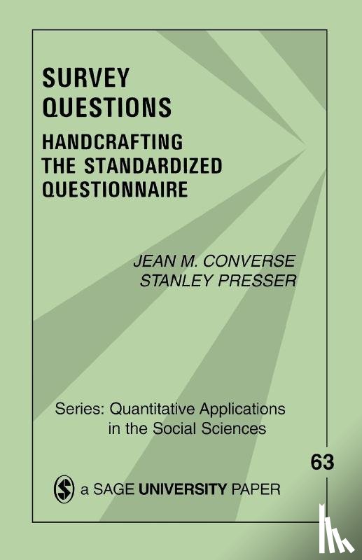 Converse, Jean M., Presser, Stanley - Survey Questions