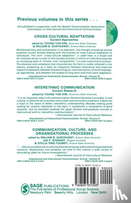  - Theories in Intercultural Communication