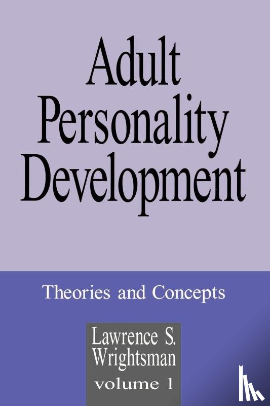 Wrightsman, Lawrence S. - Adult Personality Development