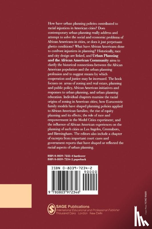  - Urban Planning and the African-American Community