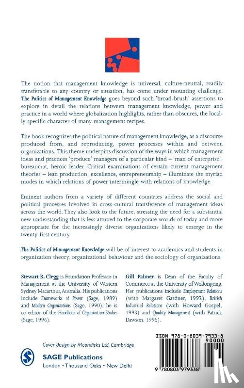  - The Politics of Management Knowledge