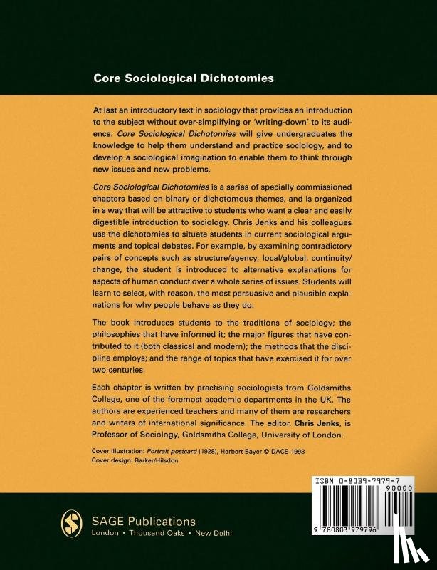  - Core Sociological Dichotomies