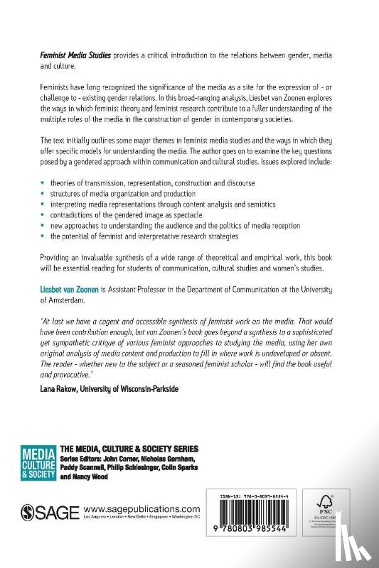 van Zoonen, Liesbet - Feminist Media Studies