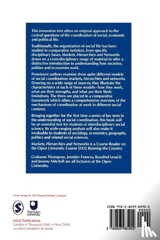  - Markets, Hierarchies and Networks