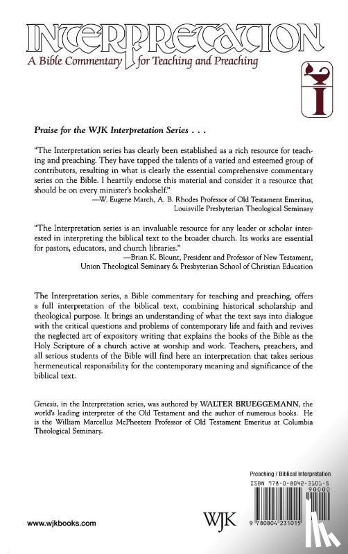 Brueggemann, Walter - Genesis