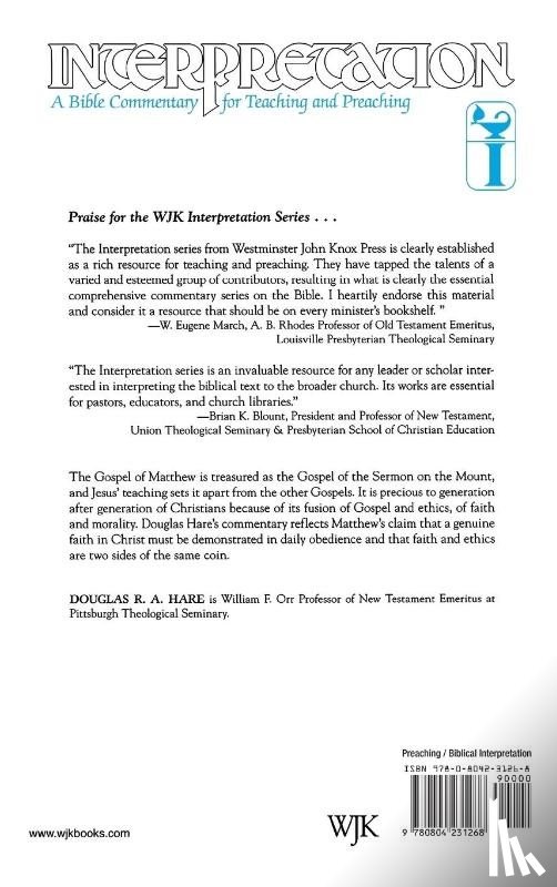 Hare, Douglas R. A. - Matthew