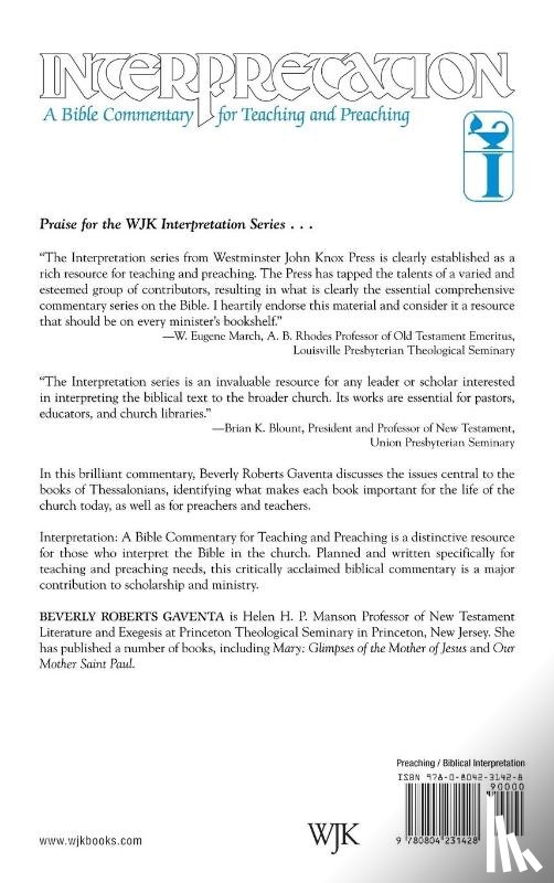 Gaventa, Beverly Roberts - First and Second Thessalonians