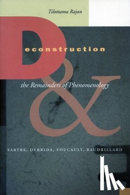 Rajan, Tilottama - Deconstruction and the Remainders of Phenomenology