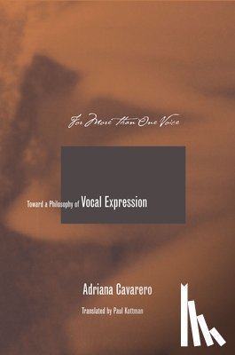 Cavarero, Adriana - For More Than One Voice