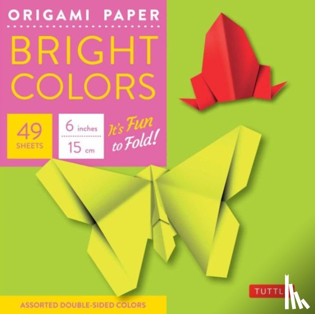  - Origami Paper - Bright Colors - 6" - 49 Sheets
