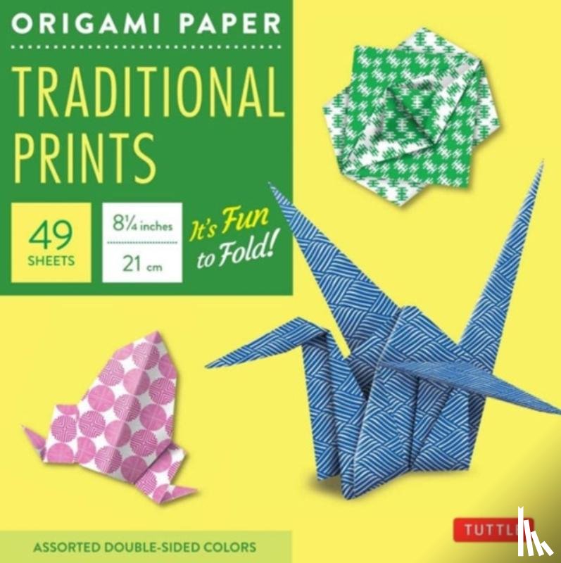  - Origami Paper - Traditional Prints - 8 1/4" - 49 Sheets