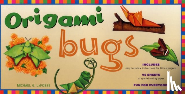 Lafosse, Michael G. - Origami Bugs Kit: Kit with 2 Origami Books, 20 Fun Projects and 98 Origami Papers: This Origami for Beginners Kit Is Great for Both Kids [With 96 Shee