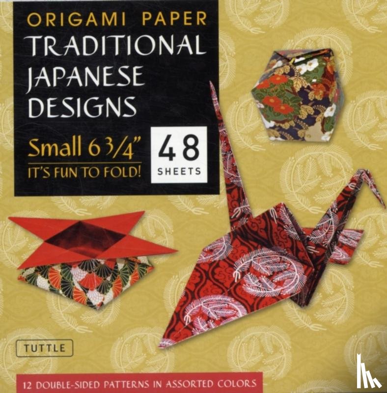  - Origami Paper - Traditional Japanese Designs - Small 6 3/4"