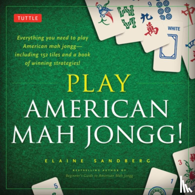 Sandberg - Play American Mah Jongg! Kit: Everything You Need to Play American Mah Jongg (Includes Instruction Book and 152 Playing Cards)