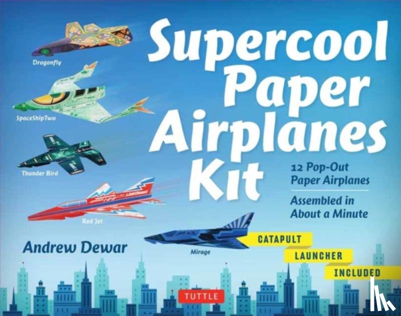 Dewar, Andrew - Supercool Paper Airplanes Kit: 12 Pop-Out Paper Airplanes Assembled in about a Minute: Kit Includes Instruction Book, Pre-Printed Planes & Catapult L